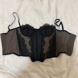 Urban outfitters black corset.